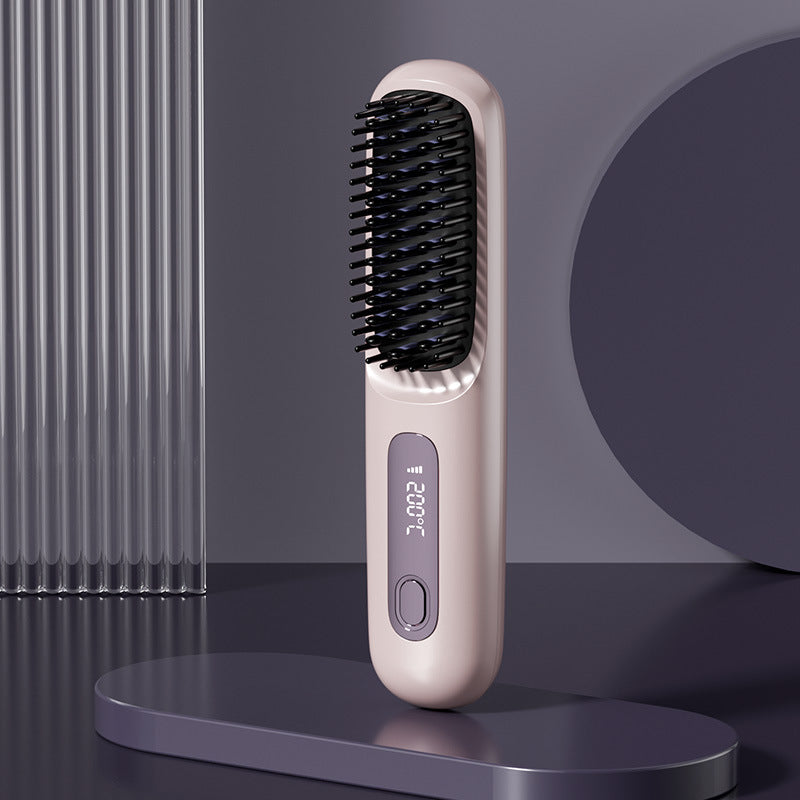 Wireless Hair Straightening Comb