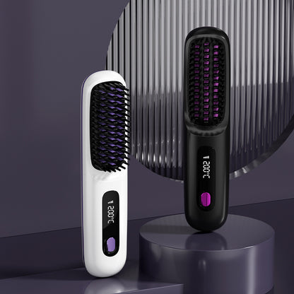 Wireless Hair Straightening Comb